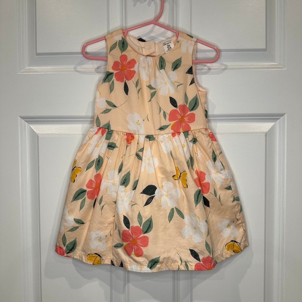Carters Girls Floral Dress‎ Size 2T